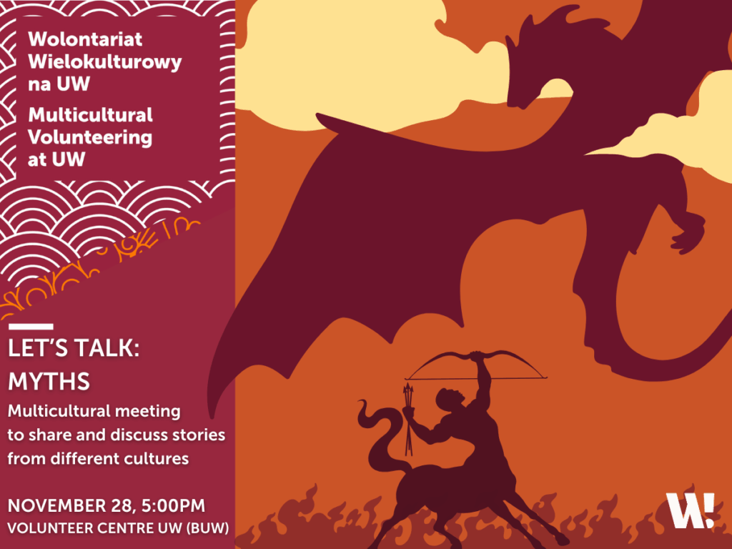 Graphic promoting Multicultural Vounteering at UW
