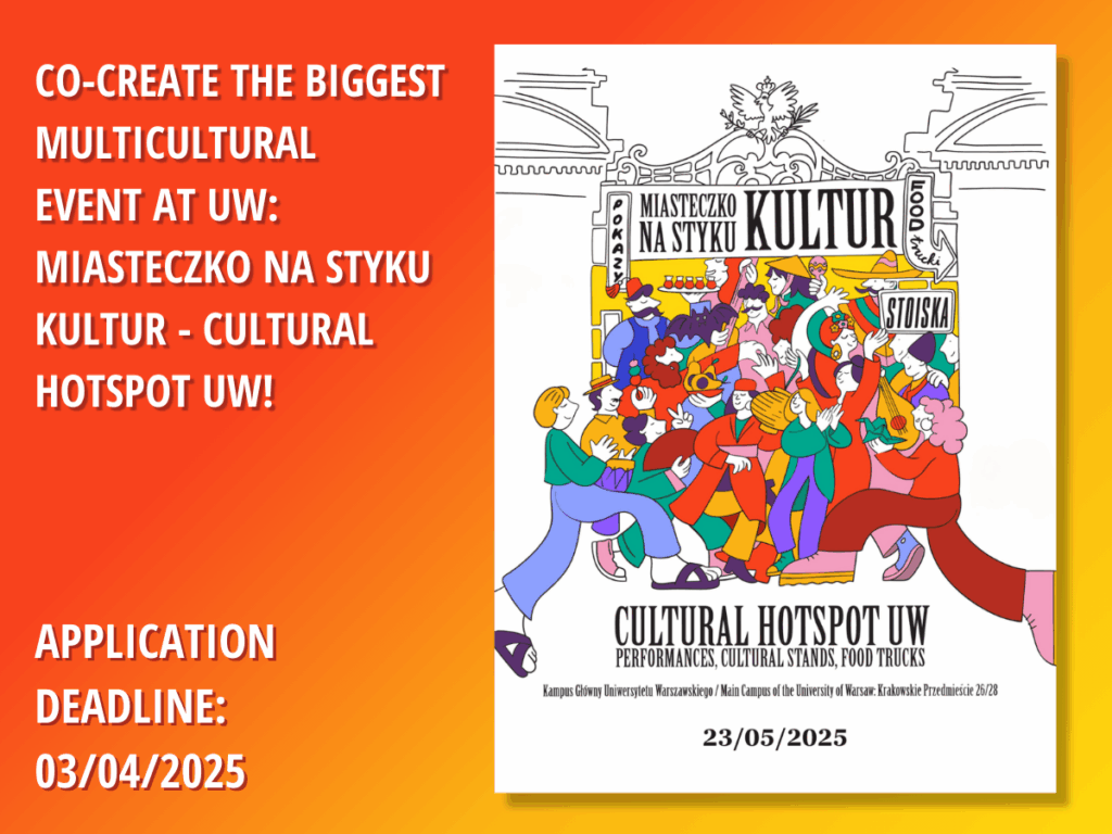 Graphic promoting an event: "Cultural Hotspot UW". All information from the graphic is included in the text.